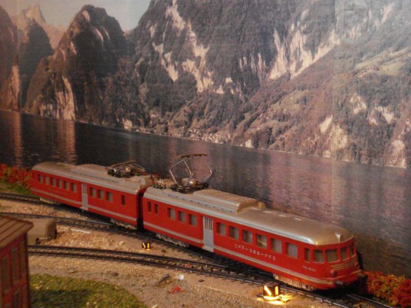Sur la ligne ferroviaire du Saint-Gothard, entre Flelen et Sisikon