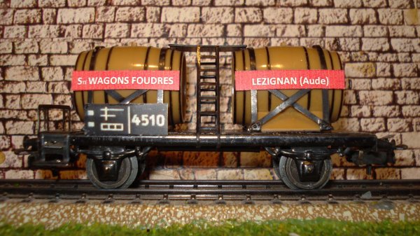 Voici mes premiers wagons bi-foudres; avançons donc dans cette nouvelle aventure