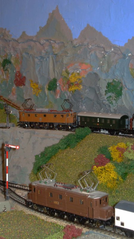 Ae 3/6 II 10460 bis, mais cette fois en tte de trains marchandises typiques et attachants !