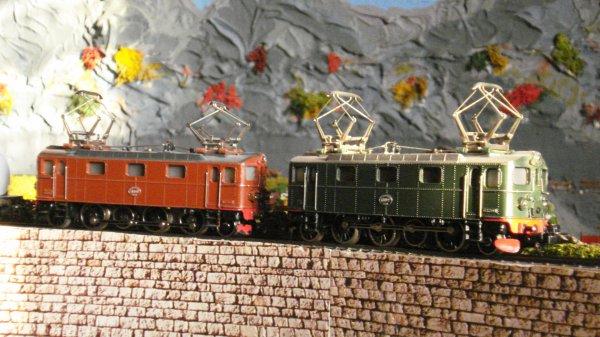 Locomotives lectriques franaise, hollandaise et sudoises