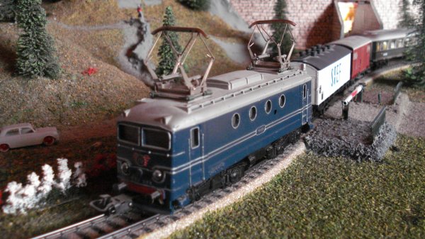 Locomotives lectriques franaise, hollandaise et sudoises