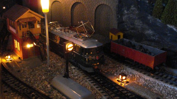 Ambiances crpusculaires dans la zone de la gare