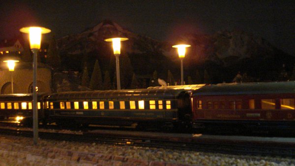 Ambiances crpusculaires dans la zone de la gare