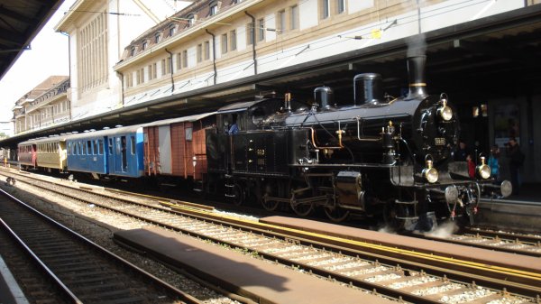 A nouveau de la vapeur sur nos CFF (Lausanne) - Premire partie