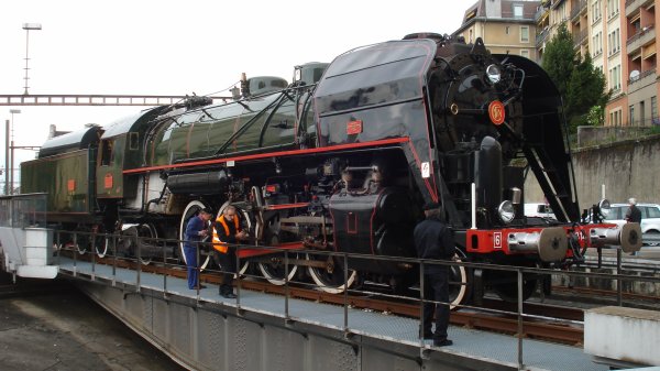 A nouveau de la vapeur sur nos CFF (Lausanne) - Premire partie