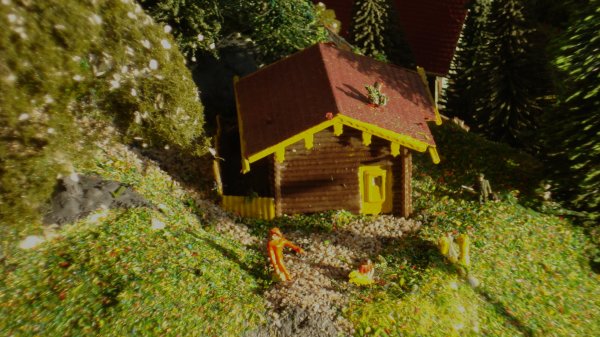 Qu'y a-t-il de plus saisissant, voire mme mlancolique, qu'un chemin de fer modle d'intrieur clair avec la lumire naturelle extrieure, tout particulirement avec celle du soir ?