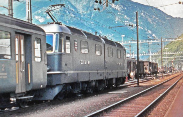 La Re 6/6 11602 "Morges" relle, puis modle de HAG, en images