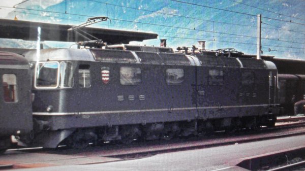 La Re 6/6 11602 "Morges" relle, puis modle de HAG, en images