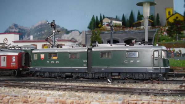 La Re 6/6 11602 "Morges" relle, puis modle de HAG, en images