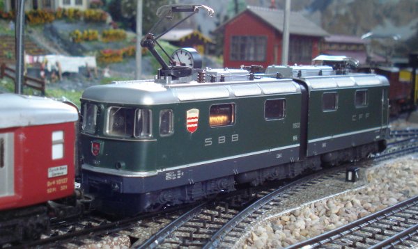 La Re 6/6 11602 "Morges" relle, puis modle de HAG, en images