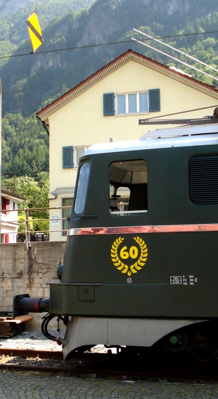 Erstfeld, le 06.06.2013 - 60 Ans Ae 6/6 11402 et nouvelle peinture Ae 6/6 11411... et bien videmment l'incontournable "Crocodile" !