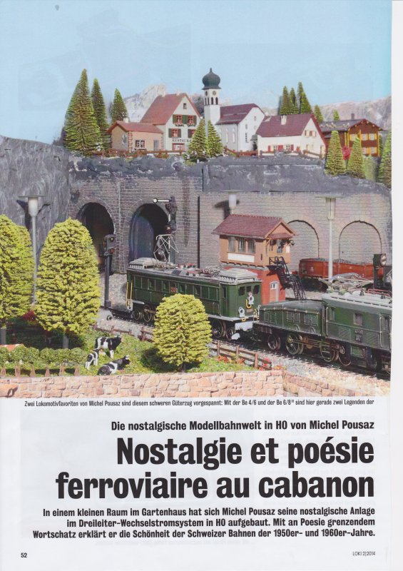 Reportage LOKI 02-2014 en faveur du "Chemin de Fer-Musée du Cabanon"