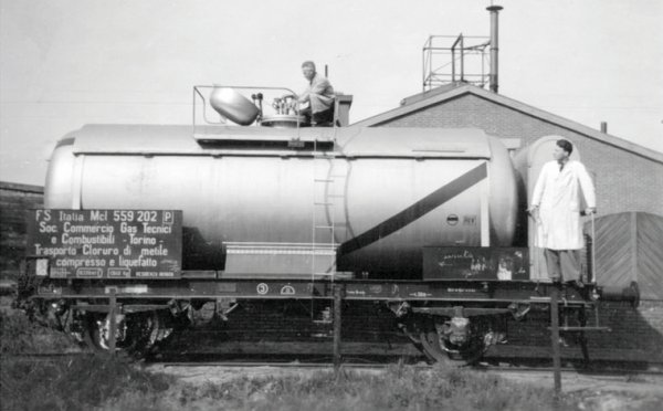 Voici les anciens wagons-citernes (et un couvert) italiens en images (wagons rels)