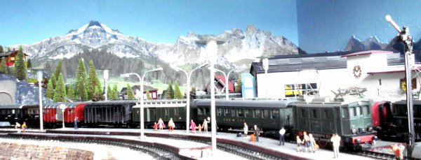 Le train de marchandises avec service voyageurs en images