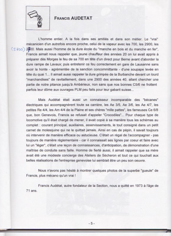 Deux bouleversants tmoignages de l'A.F.A.C., Section genevoise, cits dans la brochure du jubil du quarantime anniversaire en 1993