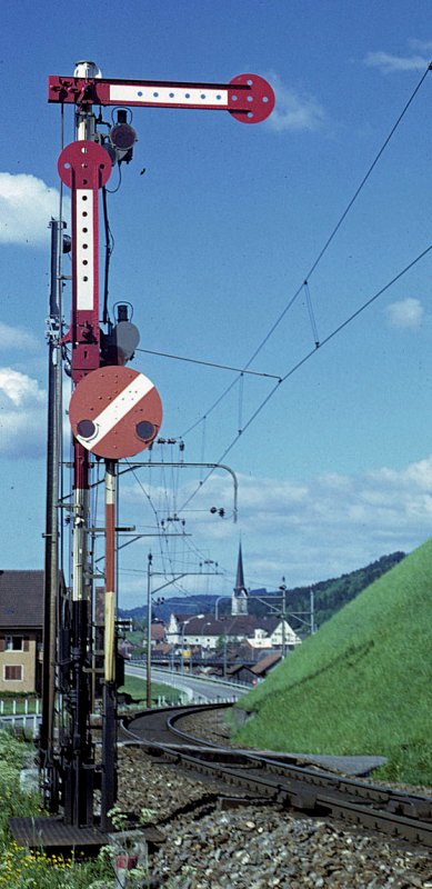 Emplacement des signaux avancés, d'entrée, de sortie et de manoeuvre