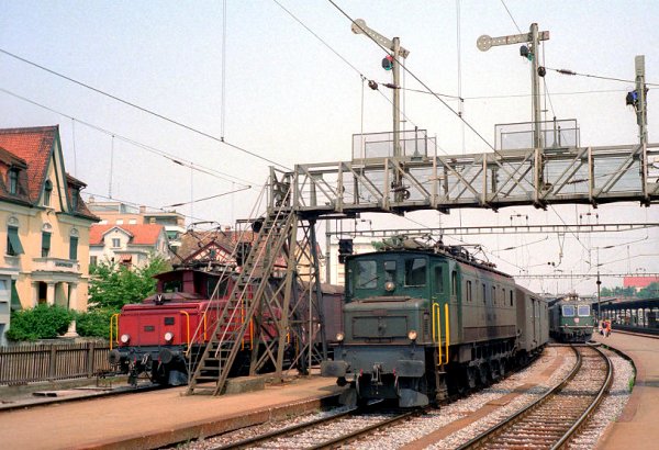 Encore quelques bouleversantes ambiances ferroviaires helvético-germaniques au niveau des signaux mécaniques !