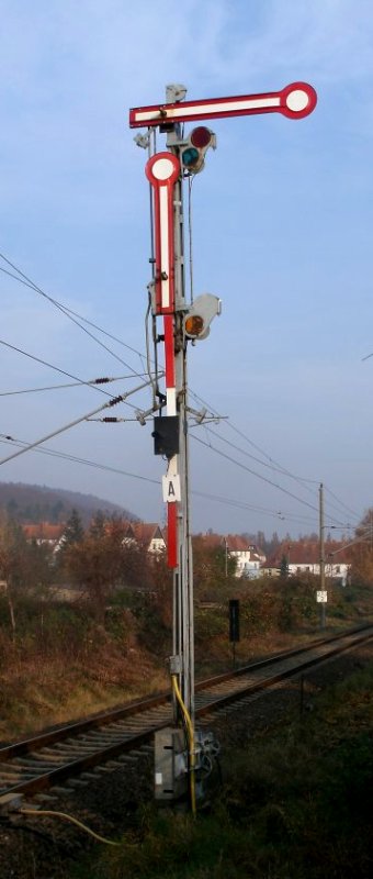 Encore quelques bouleversantes ambiances ferroviaires helvético-germaniques au niveau des signaux mécaniques !