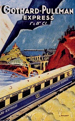 Publicit CFF et BLS (texte et illustrations) durant la premire moiti du vingtime sicle (premire partie)