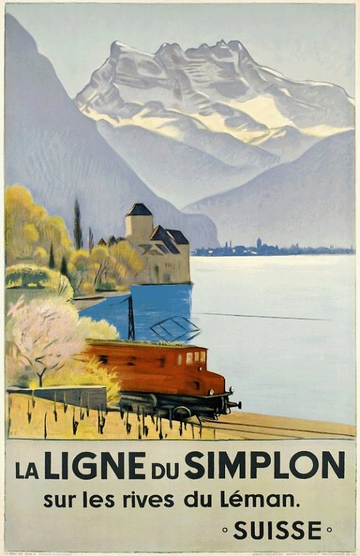 Publicit CFF et BLS (texte et illustrations) durant la premire moiti du vingtime sicle (premire partie)