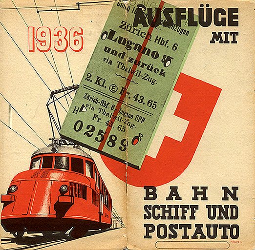 Publicit CFF et BLS (texte et illustrations) durant la premire moiti du vingtime sicle (premire partie)