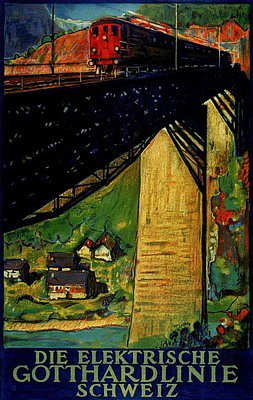 Publicit CFF (illustrations)  durant la premire moiti du vingtime sicle (deuxime partie)