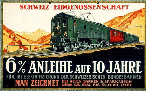 Publicit CFF (illustrations)  durant la premire moiti du vingtime sicle (deuxime partie)