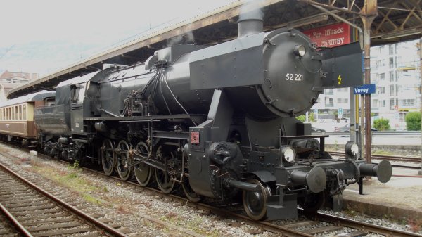 Ambiances "Vapeur" du 25 mai 2015 en gare de Vevey