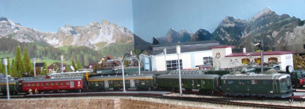 La judicieuse utilisation des wagons-restaurants suisses CFF en HO de MAERKLIN (premire partie)