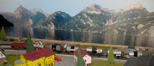 Ambiances avec les modles MAERKLIN de la E 6302 d'origine, produits entre 1953 et 1961