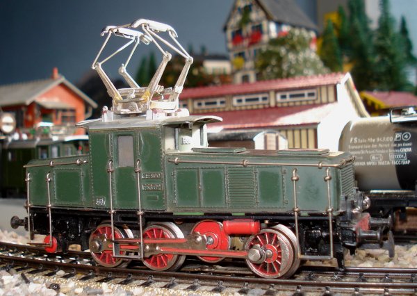 Ambiances avec les modles MAERKLIN de la E 6302 d'origine, produits entre 1953 et 1961