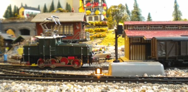 Ambiances avec les modles MAERKLIN de la E 6302 d'origine, produits entre 1953 et 1961