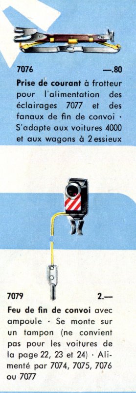 Signalisation ferroviaire suisse authentique – Appplication du "Feu de fin de convoi" de MAERKLIN (No de catalogue 484/33, puis 7079)