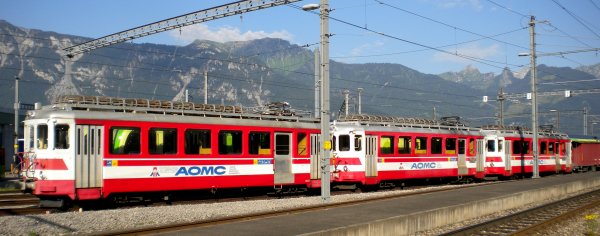 Une page du Chemin de Fer Aigle - Ollon - Monthey - Champry s'est dfinitivement tourne