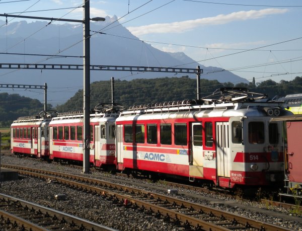 Une page du Chemin de Fer Aigle - Ollon - Monthey - Champry s'est dfinitivement tourne