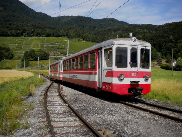 Une page du Chemin de Fer Aigle - Ollon - Monthey - Champry s'est dfinitivement tourne