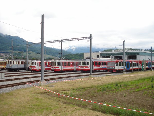 Une page du Chemin de Fer Aigle - Ollon - Monthey - Champry s'est dfinitivement tourne