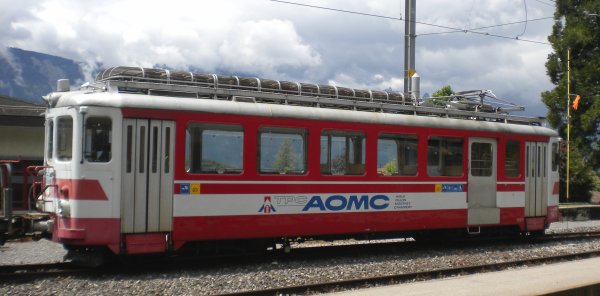 Une page du Chemin de Fer Aigle - Ollon - Monthey - Champry s'est dfinitivement tourne