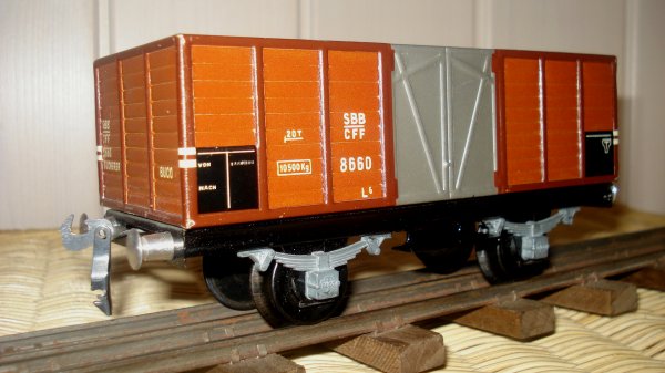 Amlioration du matriel roulant suisse  Tin-Plate   l’cartement 0