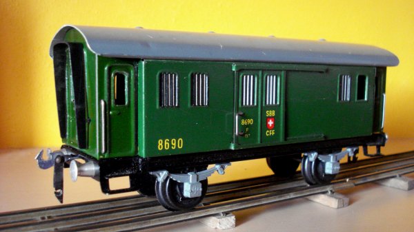 Amlioration du matriel roulant suisse  Tin-Plate   l’cartement 0 (suite)