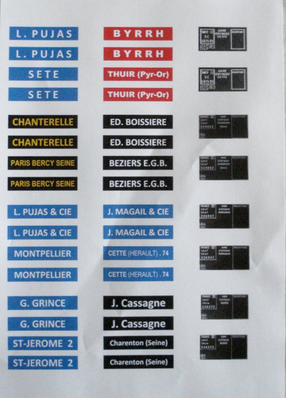 Amlioration dfinitive de trois wagons BUCO "Tin-Plate"  deux essieux  l'cartement 0