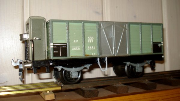 Amlioration dfinitive de trois wagons BUCO "Tin-Plate"  deux essieux  l'cartement 0