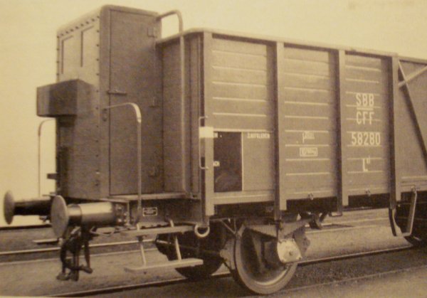Authentiques vigies de garde-freins CFF pour wagons de marchandises "Tin-Plate" à deux essieux et à l'échelle 0