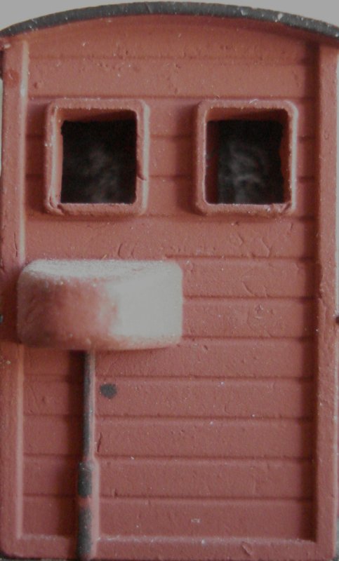 Authentiques vigies de garde-freins CFF pour wagons de marchandises "Tin-Plate" à deux essieux et à l'échelle 0