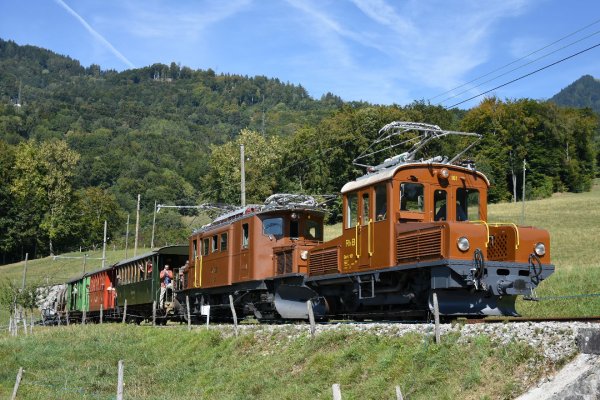 Le Jubilé des Cinquante ans du Chemin de fer-Musée Blonay – Chamby (première partie)