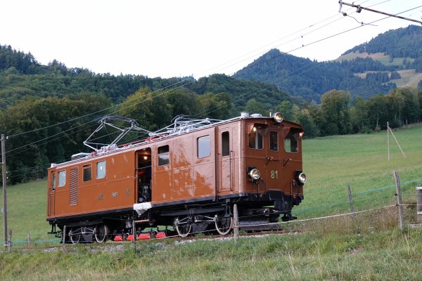Le Jubilé des Cinquante ans du Chemin de fer-Musée Blonay – Chamby (première partie)