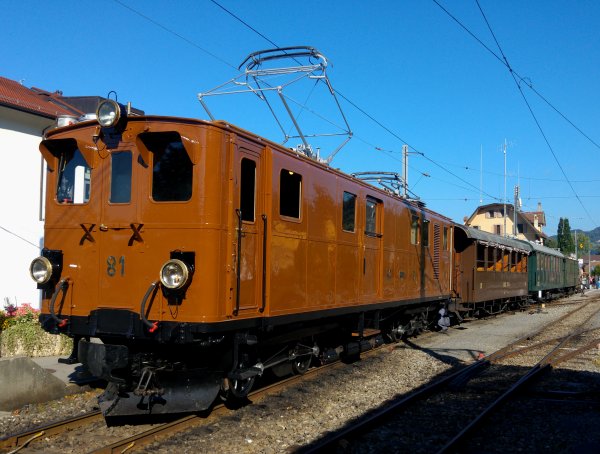 Le Jubilé des Cinquante ans du Chemin de fer-Musée Blonay – Chamby (deuxième partie)