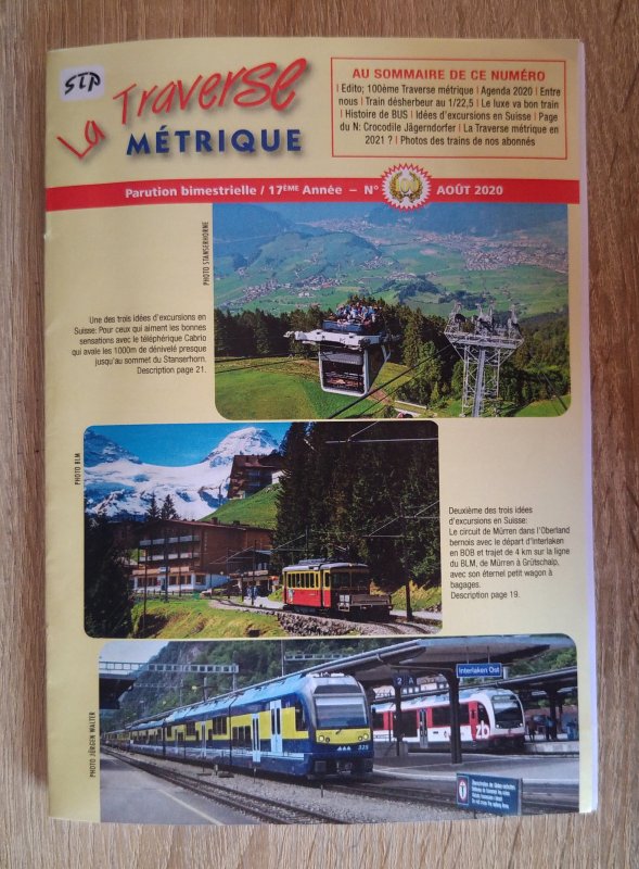 Mon modeste réseau "Tin-Plate 0" mis à l'honneur sur "La Traverse Métrique No 100"