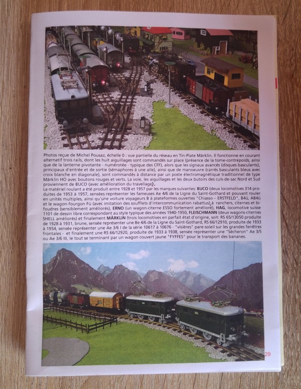 Mon modeste réseau "Tin-Plate 0" mis à l'honneur sur "La Traverse Métrique No 100"