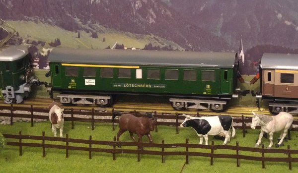 Les voitures voyageurs CFF B4   quatre essieux de BUCO